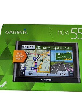 New GARMIN Nuvi 55 GPS Navigator 5” ~ NIB
